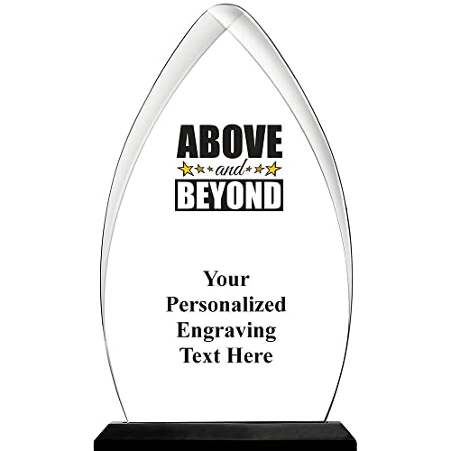 Crown Awards 6.75" Above and Beyond Color Gateway Skyline Acrylic, Customize with Your Engraving