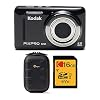 Kodak PIXPRO Friendly Zoom FZ53 Digital Camera (Black) with Lowepro Santiago 20 II Case and 16GB SD Card Bundle (3 Items…