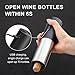 Wine Gifts-Electric Wine Opener and Aerator Set-Wine Dispenser Battery Operated, Rechargeable Wine Bottle Opener & Pourer with Foil Cutter, Vacuum Stoppers