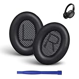 🎧【Instalación rápida y segura】 Sustituir sus almohadillas para Bose QC35 es sencillo gracias a la herramienta incluida; el montaje firme evita caídas, garantizando que sus cascos estén listos en segundos.