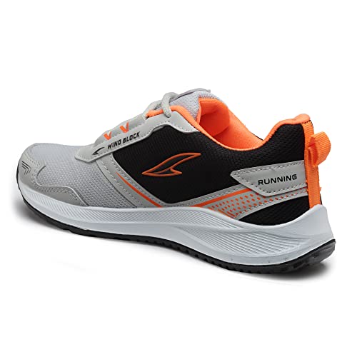 Image of ASIAN Kid's VAYU-01 Sports Running,Walking,Outdoor Shoes with Eva Sole Extra Jump Casual Sneaker Shoes for Boy's Light Grey,UK 3