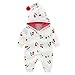 Produktbild Bebone Baby Mädchen Strampler Herbst Winter Babybekleidung (Weiß, 0-3 Monate/52)