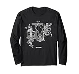 Schema carburatore vintage - Grafica motore auto e moto Maglia a Manica