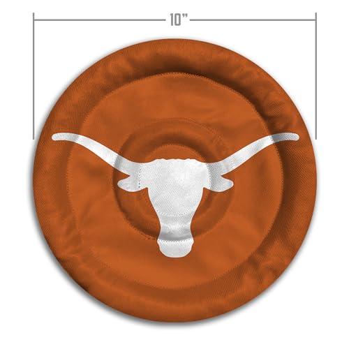 Image of YouTheFan NCAA Texas Longhorns Flimzee Bean-Bag Flying Disc