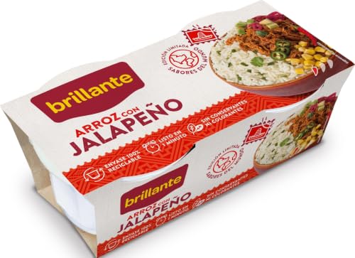Brillante Arroz con Jalapeños, 2 x 125 g