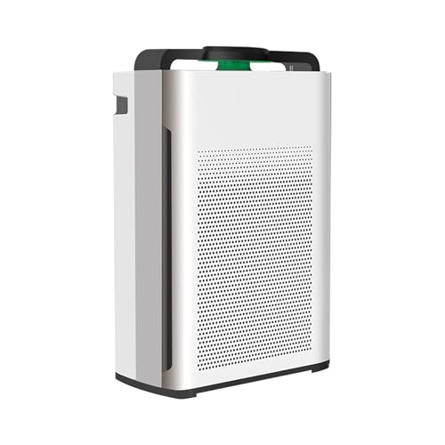 Purificador de Aire, Filtro HEPA Limpia el 99,97% de Virus, Polen, Polvo, Humo y alergias Purificador de Aire, 8 velocidades de Viento, Control Remoto y táctil, Temporizador de 12 Horas, para 80㎡