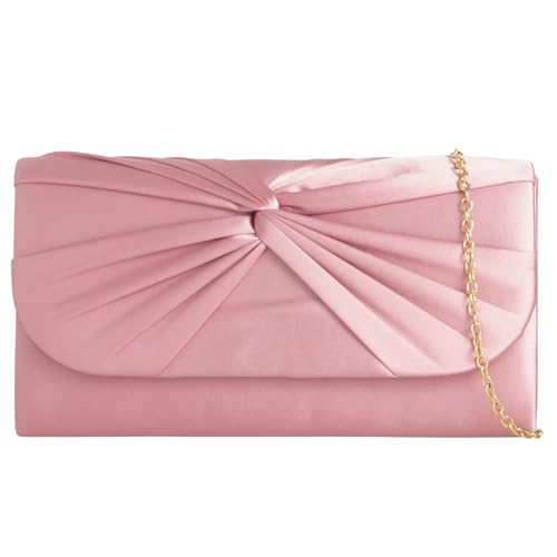 Sac à main en satin plissé pour sublimer votre robe de mariée ou de cocktail avec grâce