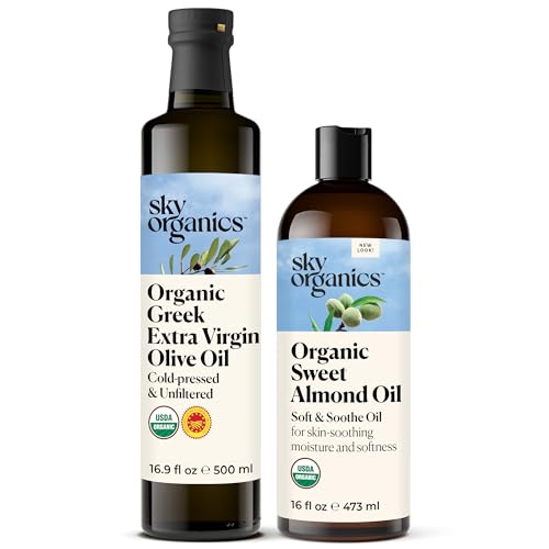 Sky Organics - Aceite de oliva y almendra dulce