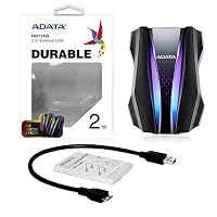 ADATA HD770G - 2 TB, Externe Festplatte mit USB 3.2 Gen.1, IP68-Schutzklasse, schwarz – Ansicht 9