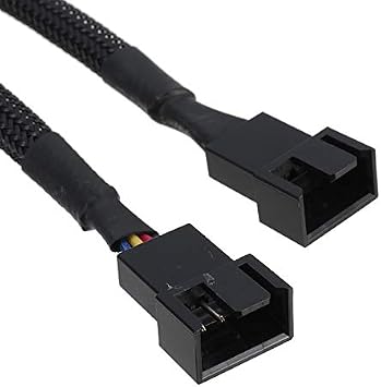 Alfais 5025 Fan Çoklayıcı Y PWM 4 pin Splitter Çoklayıcı Switch Kablosu