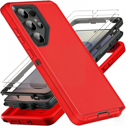 Coque Samsung S25 Ultra antichoc évite les bris d'écran avec verre inclu