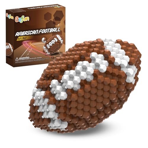 Befun Football Building Block Set 223 Pieces Challenging STEM Kit for Adults & Teens 14+ 3D Mini Football Model Educational Toy Stress Relief Decor for Home & Office