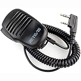 Retevis Walkie Talkie Speaker Mic 2 Pin Shoulder Microphone Compatible with Two Way Radio RT24 RT28 RT27 RT22 RT85 RT618 eSynic Baofeng UV-5R BF-888S Kenwood Shoulder Speaker Mic(1 Pcs) - Image 9