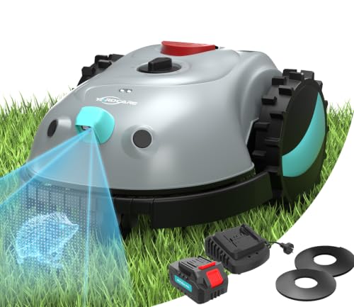 (2026 Neu) YARDCARE V100 Mähroboter ohne Begrenzungskabel, mit Vision-Navigation...