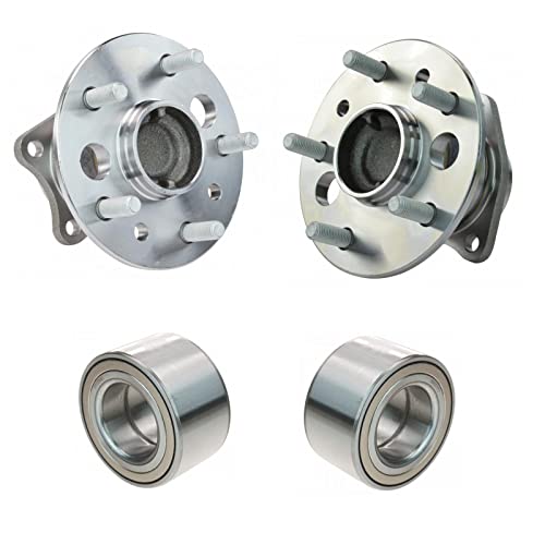 Image of TRQ 2 Piece Wheel Bearing & Hub Assembly Set Compatible with 2004-2006 Lexus ES330 2007-2012 ES350 2005-2012 Toyota Avalon 2004-2011 Camry 2001-2003 Highlander 2004-2008 Solara