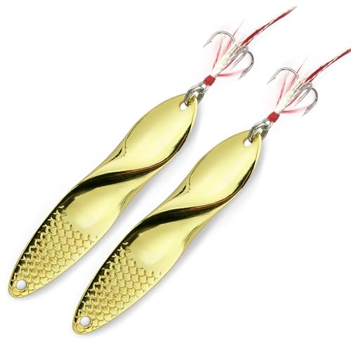 Leurre de pêche à la truite anti-décrochage avec hélice spinner métallique 12g