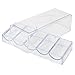 Brybelly Acrylic Poker Chip Rack/Tray with Covers (Set of 10), Clear