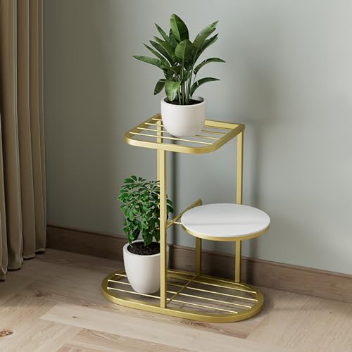 Support à plantes en métal à 8 niveaux idéal pour balcons étroits