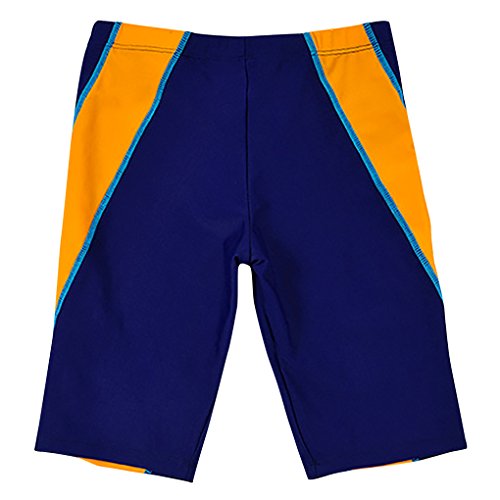 Image of Boy's Swim Jammer Quick Dry Sun Protection Drawstring Competition Swim Shorts