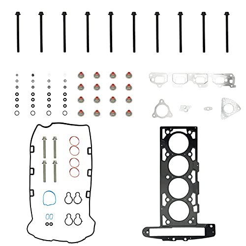 Image of Cylinder Head Gasket Set with Bolts Compatible with 2004 2005 2006 Chevy Malibu; 2002-2006 Saturn Vue Head Gasket Set HS54440E, HS26223PT-1, ES72196 2.2L 2198CC 134CID L4 VIND