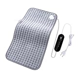 Heizkissen, Elektrische Wärmekissen mit Timer & einstellbarer Temperatur für Rücken, Bauch, Knie,...
