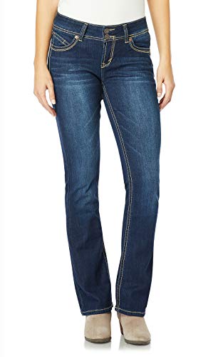 WallFlower Juniors Luscious Curvy Basic Bootcut Jeans in Scarlett Size: 3