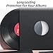 Oungy 30 PCS Vinyl Record Sleeves 12 Inch Vinyl Record Covers with Holes Paper Record Covers Inner Sleeves Vinyl Protective Sleeves LP Vinyl Album Covers Jackets, Black