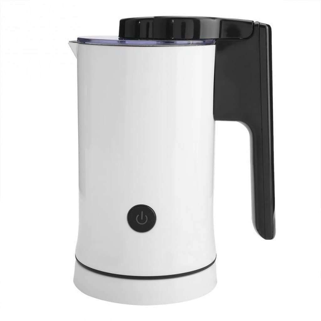HMTE Montalatte, Schiumatore Elettrico Montalatte in Acciaio Inossidabile con funzionalità Latte Caldo e Freddo Scaldalatte Automatico in Schiuma Rivestimento Antiaderente in Acciaio Inossidabile