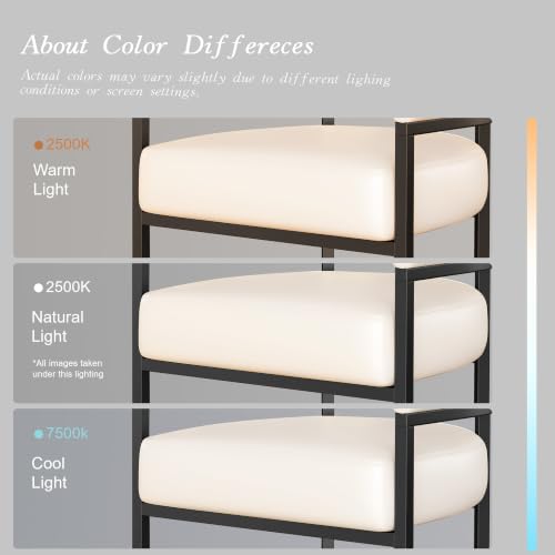 Butacos Modernos de Altura para Barra, Juego de 2, Tapizados en Cuero Sintético Beige Blanco con Estructura de Metal Negro, Altura de Asiento 26 pulgadas, Soportan 480 lb miniatura 4