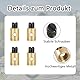 NISENTIA 20 Stück Bowdenzug Nippel, 5x6mm Schraubnippel für Bowdenzug Bremskabel Nippel Schrauben Ersatz Metall Set für Gaszug Motorrad Moped Mofa Fahrrad Auto