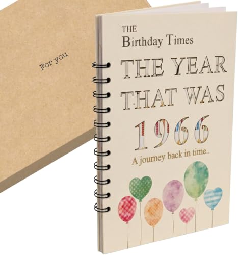 The Year that Was 1966 - Special 60th Birthday Card Book with Details about the Year of Birth (1966)