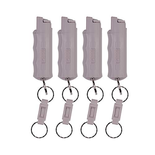 SABRE RED Pepper Spray Keychain w/Quick Release for Easy Access - Max Police