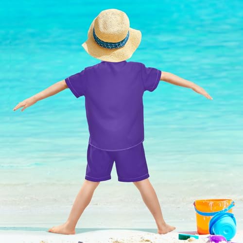 Image of 3T Toddler Boy Shorts Set Black Hawaiian Button Down Shirts Summer Outfits for Little Boy