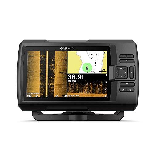 Garmin Striker 7SV with Transducer, 7" GPS Fishfinder with Chirp Traditional, ClearVu