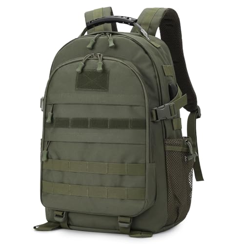 Mochila Tática Militar HUNTVP de 40 Litros, Grande, Exército, 3 Dias, Mochila de Assalto, Bolsa Molle, WR, Mochila de Caça, Mochila de Assalto