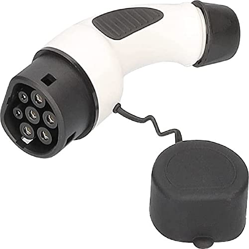 as - Schwabe Ersatzstecker für Elektrofahrzeugladekabel Typ 2 - FAHRZEUGSEITIG - 22 kW / 32 A / 400 V / 3-phasig - Modus 3 - E-Auto EV/PHEV Ersatzstecker - IP44 - schwarz/weiß, 65147