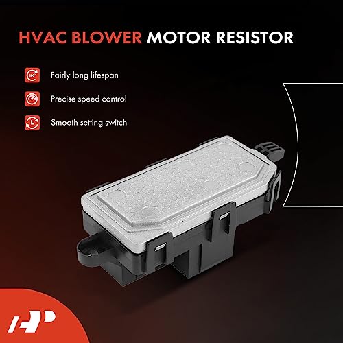 Image of A-Premium Front HVAC Blower Motor Resistor Compatible with Ford Models | for C-Max 2013-2018, Focus 2012 - Replace# 6G9T-19E624-DB, 6G9T19E624DB