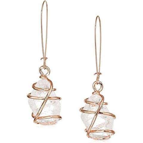 Robert Lee Morris Caged Stone Earrings Cover