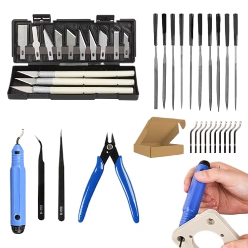 Kit d'outils d'impression et de nettoyage portable avec 38 pièces pour travaux manuels