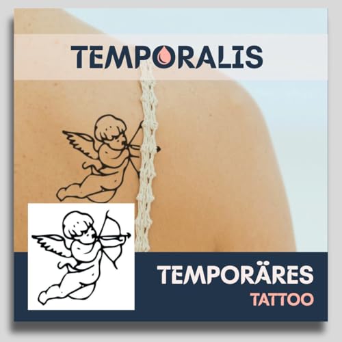 Fake Tattoo Engel – Temporalis® | Temporäre...