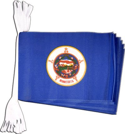 Guirlande drapeau USA Minnesota pour fete et barbecue americain