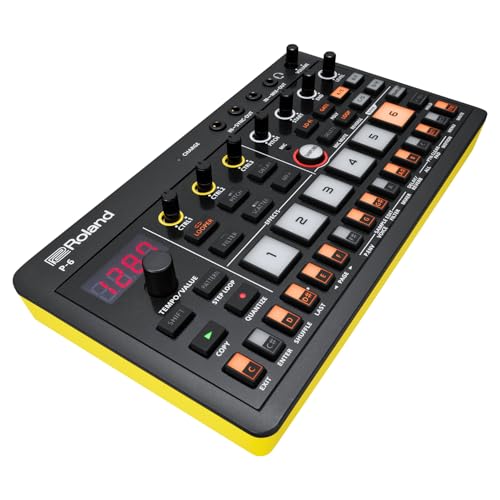 Roland AIRA Compact P-6 Creative Sampler | Granulares Sounddesign | Leistungsstarker Sequencer | Integrierte Tastatur | Custom-Loops | Integriertes Mikrofon | Hands-on-Effekte | USB-C