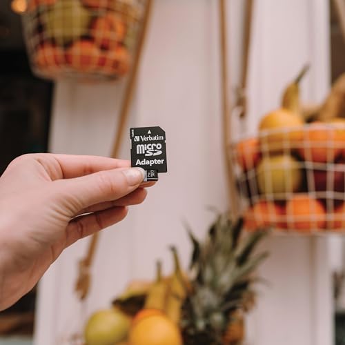 Image of Verbatim 47041 ProMicroSDHC 32GB microSDHC Card U3 | Up to 90MB /s Read Speed | Class 10 | Full HD & 4K Recording Compatible