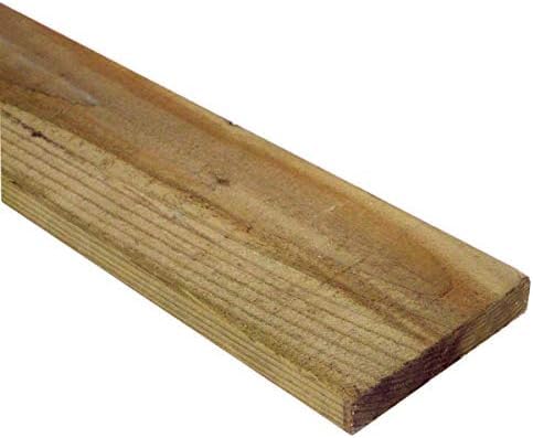 Pressure Treated Softwood Timber 4" x 1" (100mm x 22mm) (15, 4 foot, 120cm)