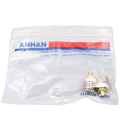 Conector coaxial SMA hembra a UHF hembra 2 unidades miniatura 6