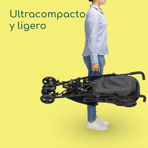 Miniatura 4 de Bebeconfort Dusk, Cochecito Para Bebé, 0-4 Años 0-22 Kg , Cochecito Desde El Nacimiento, Silla Paseo Compacta Y Ligera 7,9 Kg , Tejidos Acolchados Suaves, Plegado Compacto, Mineral Graphite