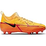 Zapatillas de fútbol nike Nike Jr. Phantom Gt2 Academy Dynamic Fit FG/MG, Zapatillas, Laser Orange Black Total Orange, 36.5 EU