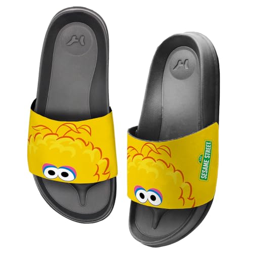 Popfunk Sesame Street Big Bird Peaking Unisex Adult Slides Sandals Officially Licensed Hypd Slydr Switch™3