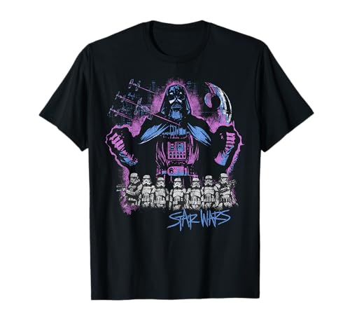 T-shirt Star Wars Dark Side Front Line en coton pour fan de l'Empire