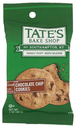 Tate's Bake Shop Chocolate Chip Cookies, Kosher, 2 Cookies, 1 Oun...